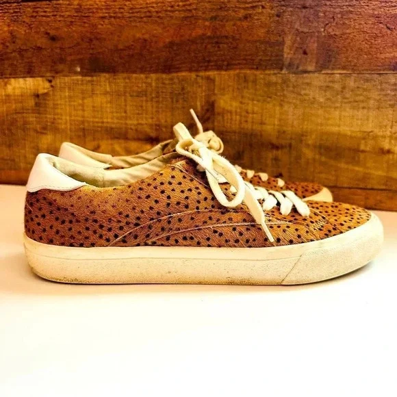 Madewell Sidewalk Sneakers in Spot Dot Calf Hair